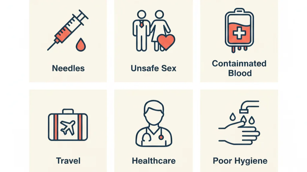 Risk factors for hepatitis infection